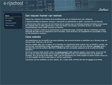 Tablet Screenshot of e-rijschool.nl